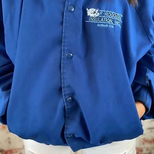 Vintage Cotton Snap Up Jacket